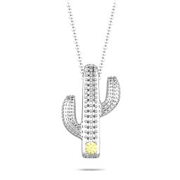 Cutesy Cactus Necklace