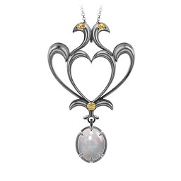 Sparkling Seduction Vintage Inspired Cabochon Charm Pendant