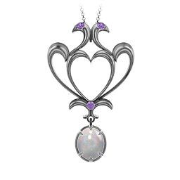 Sparkling Seduction Vintage Inspired Cabochon Charm Pendant