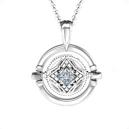 Classic Flip Pendant in 925 Sterling Silver