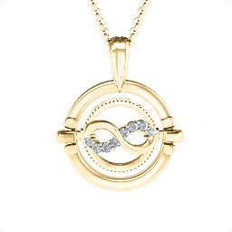 Classic Flip Pendant in 10K Solid Yellow Gold