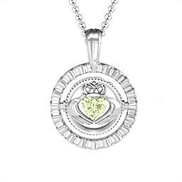 Ornate Flip Pendant in 925 Sterling Silver