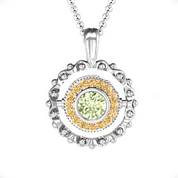 Fancy Flip Pendant in 925 Sterling Silver