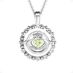 Fancy Flip Pendant in 925 Sterling Silver