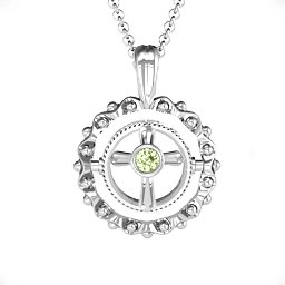 Fancy Flip Pendant in 925 Sterling Silver