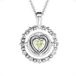 Fancy Flip Pendant in 925 Sterling Silver