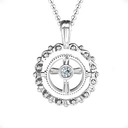 Fancy Flip Pendant in 925 Sterling Silver