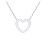 Sterling Silver Cutout Heart Pendant – Sterling Silver