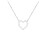 Sterling Silver Cutout Heart Pendant – Sterling Silver