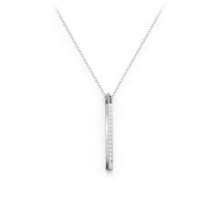 Triangle Bar Pendant with Accents