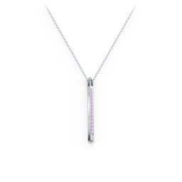 Triangle Bar Pendant with Accents