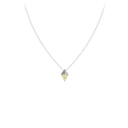Diamond Shape Pendant with Gemstones