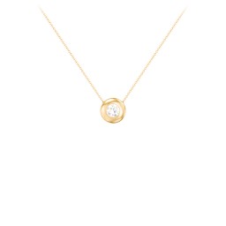 Solitaire 4mm Round Gemstone Pendant