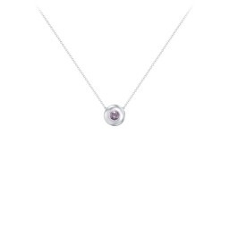 Solitaire 3mm Round Gemstone Pendant