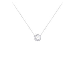 Solitaire 3mm Round Gemstone Pendant