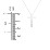 Modern Cross with Baguette Birthstone – 10K Yellow Gold with Peridot