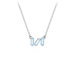 Baguette Scatter Necklace in 925 Sterling Silver
