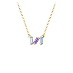 Baguette Scatter Necklace