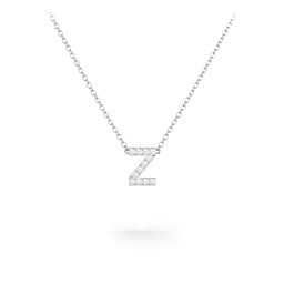 Pavé Z Initial Necklace
