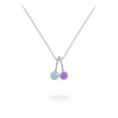 Birthstone Necklace | Silver – poppylab