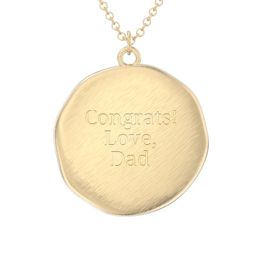 Initial Medallion Necklace - E – 10K Yellow Gold