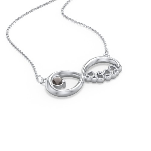 2022 Graduation Infinity Pendant With Gemstone
