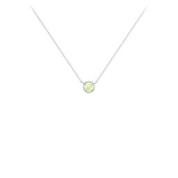 Bezel Set 3mm Gemstone Pendant