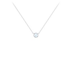 Bezel Set 3mm Gemstone Pendant
