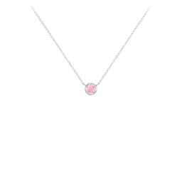 Bezel Set 3mm Gemstone Pendant