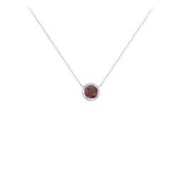 Bezel Set 5mm Gemstone Pendant