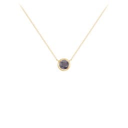 Bezel Set 5mm Gemstone Pendant