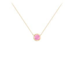 Bezel Set 5mm Gemstone Pendant