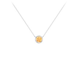 Bezel Set 5mm Gemstone Pendant