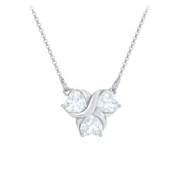 Love and Kisses 3 Gemstone Pendant