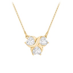 Love and Kisses 3 Gemstone Pendant