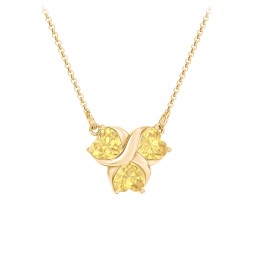 Love and Kisses 3 Gemstone Pendant