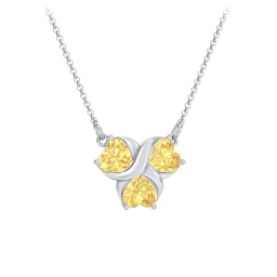 Love and Kisses 3 Gemstone Pendant