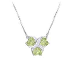 Love and Kisses 3 Gemstone Pendant