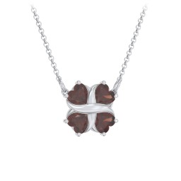 Love and Kisses 4 Gemstone Pendant