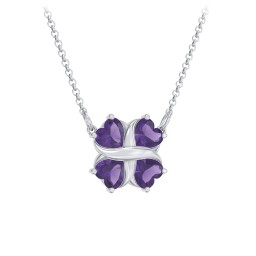 Love and Kisses 4 Gemstone Pendant