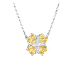 Love and Kisses 4 Gemstone Pendant