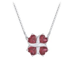 Love and Kisses 4 Gemstone Pendant