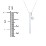 Engravable Vertical 3D Bar Necklace with 1-Stone Charm