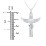Engravable Winged Cross Urn Necklace in Stainless Steel – Stainless Steel