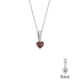 Engravable Generations Stacking Hearts Pendant - 1