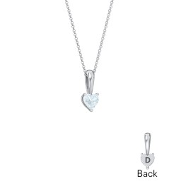 Engravable Generations Stacking Hearts Pendant - 1