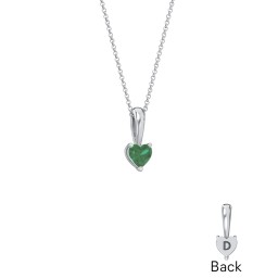 Engravable Generations Stacking Hearts Pendant - 1