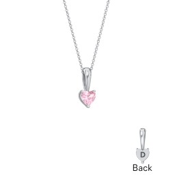Engravable Generations Stacking Hearts Pendant - 1