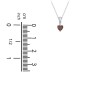 Engravable Generations Stacking Hearts Pendant - 1