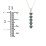 Engravable Generations Stacking Hearts Pendant - 5